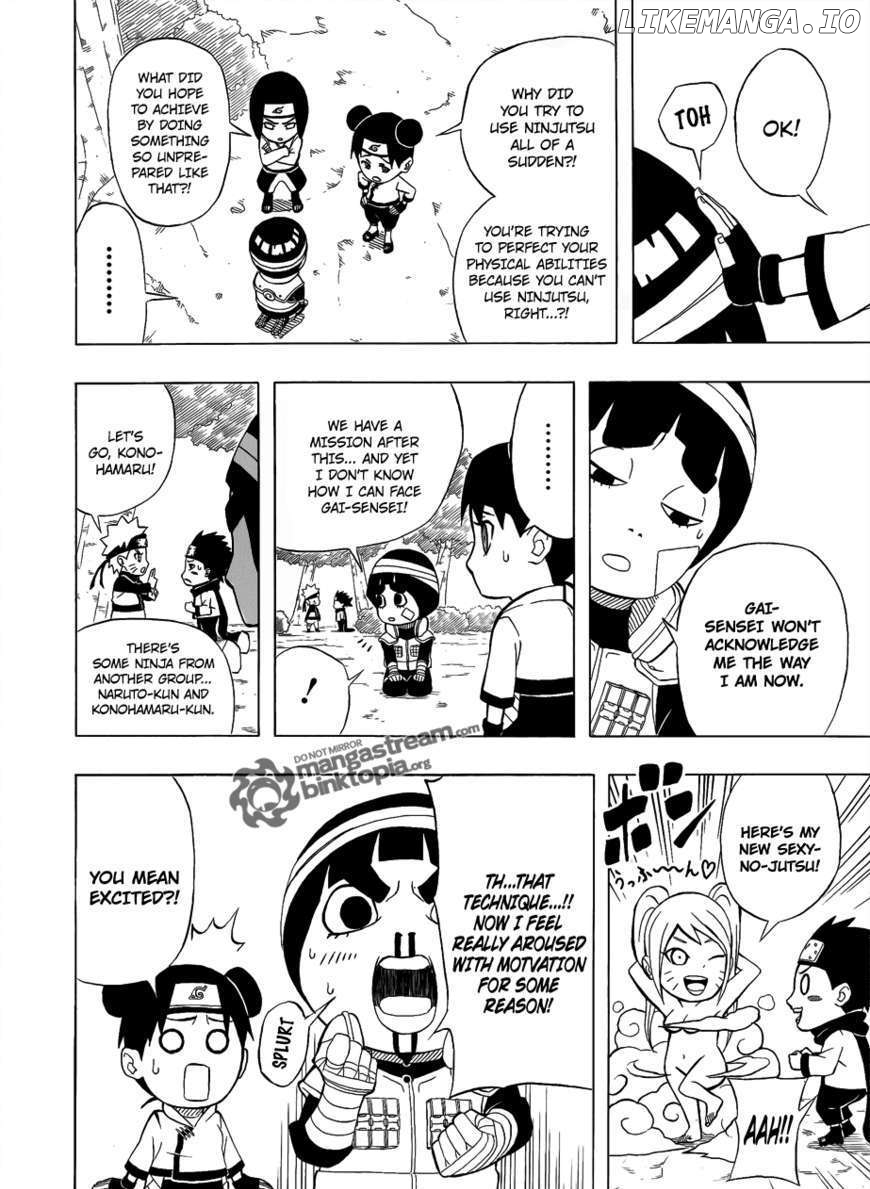 Rock Lee No Seishun Full-Power Ninden chapter 1 - page 9