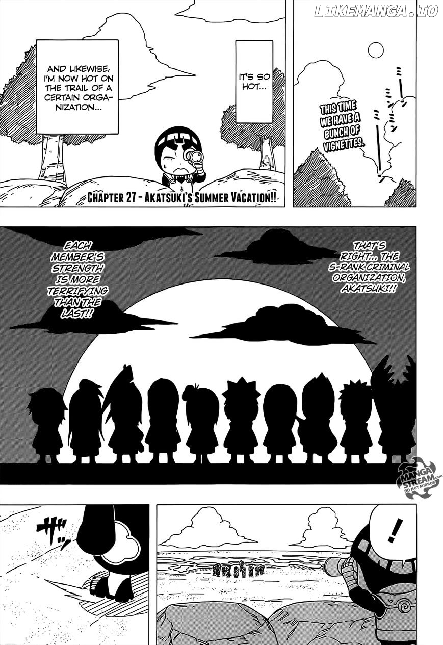 Rock Lee No Seishun Full-Power Ninden chapter 27 - page 3