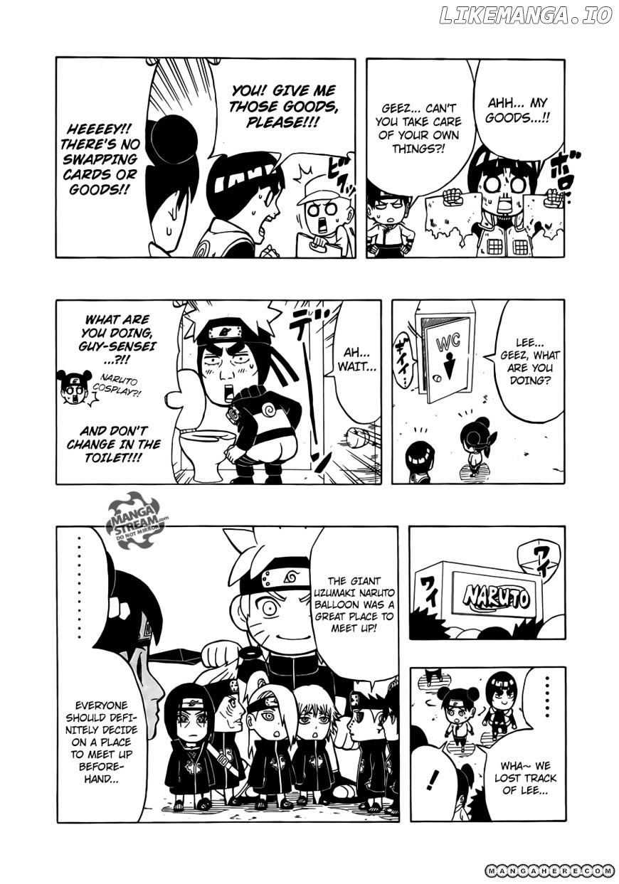 Rock Lee No Seishun Full-Power Ninden chapter 8.5 - page 4