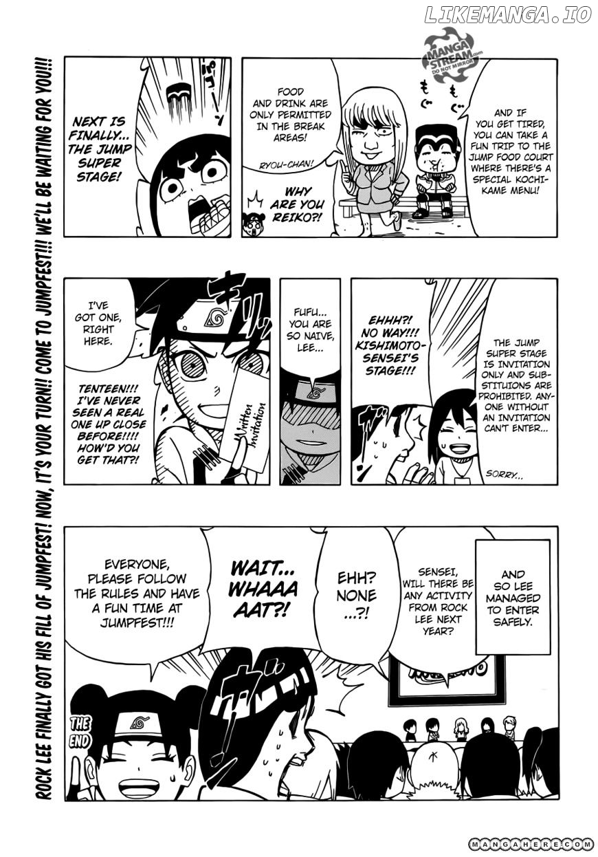 Rock Lee No Seishun Full-Power Ninden chapter 8.5 - page 6