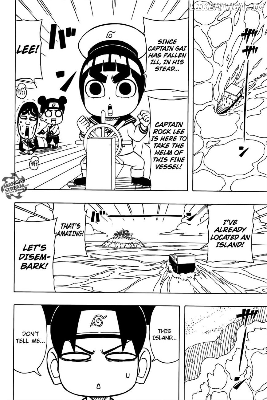 Rock Lee No Seishun Full-Power Ninden chapter 28 - page 8