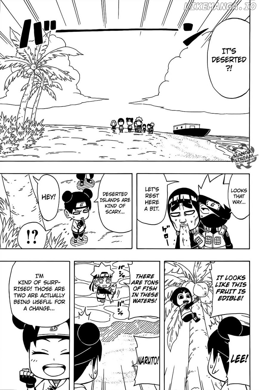 Rock Lee No Seishun Full-Power Ninden chapter 28 - page 9