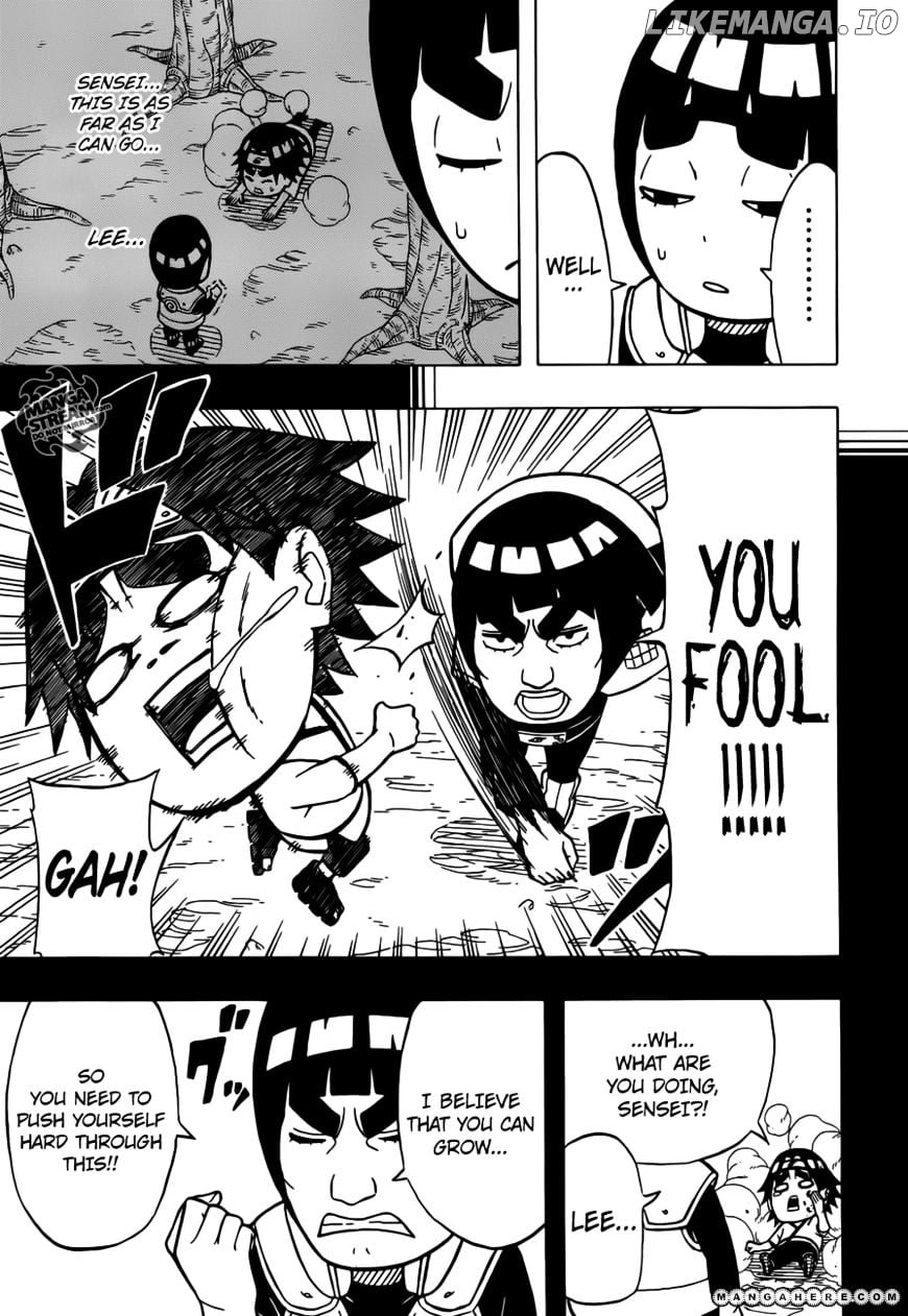 Rock Lee No Seishun Full-Power Ninden chapter 8 - page 12