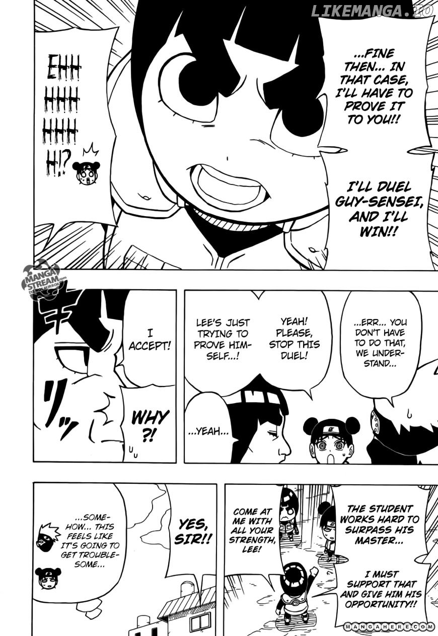 Rock Lee No Seishun Full-Power Ninden chapter 8 - page 15