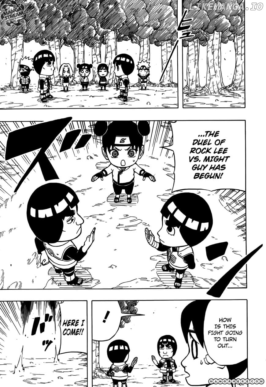 Rock Lee No Seishun Full-Power Ninden chapter 8 - page 16