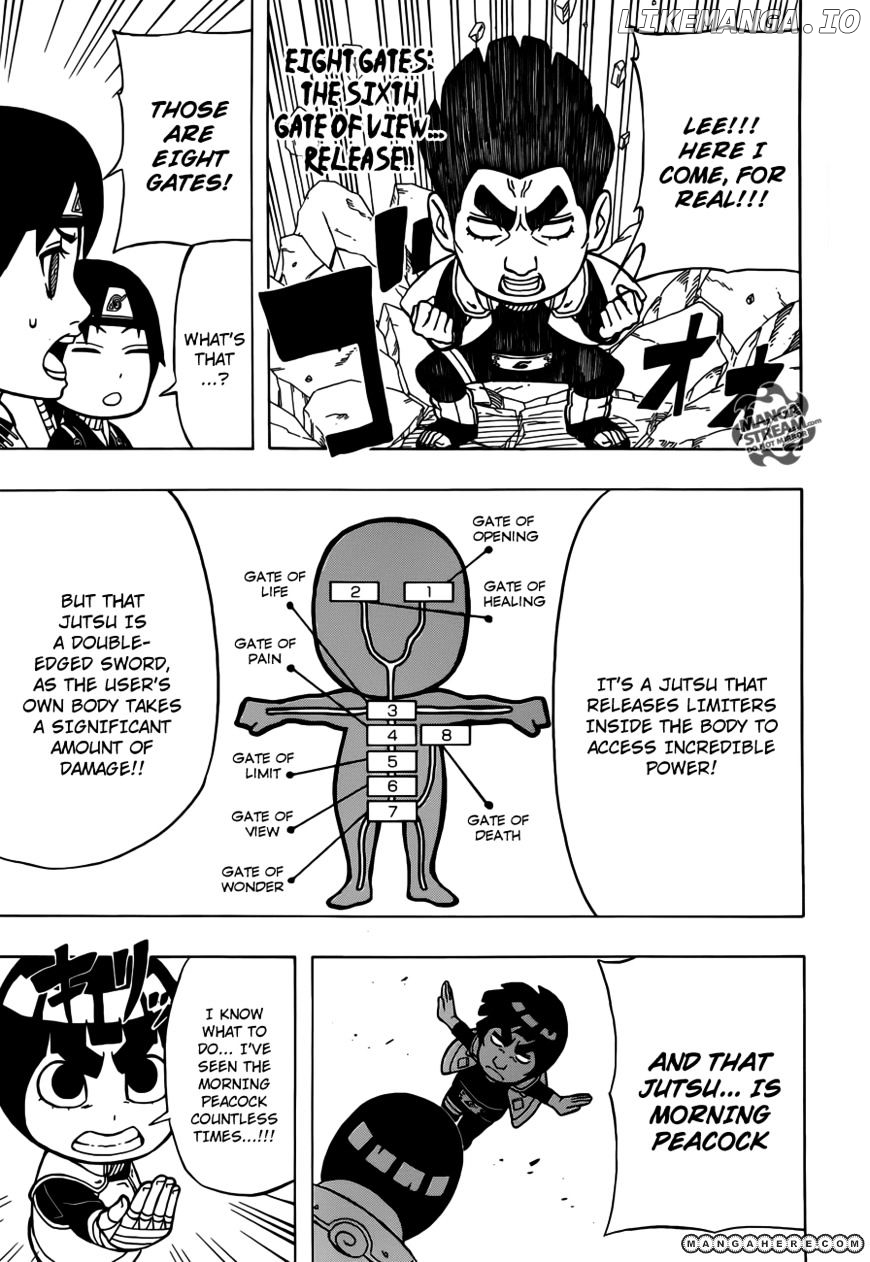 Rock Lee No Seishun Full-Power Ninden chapter 8 - page 24