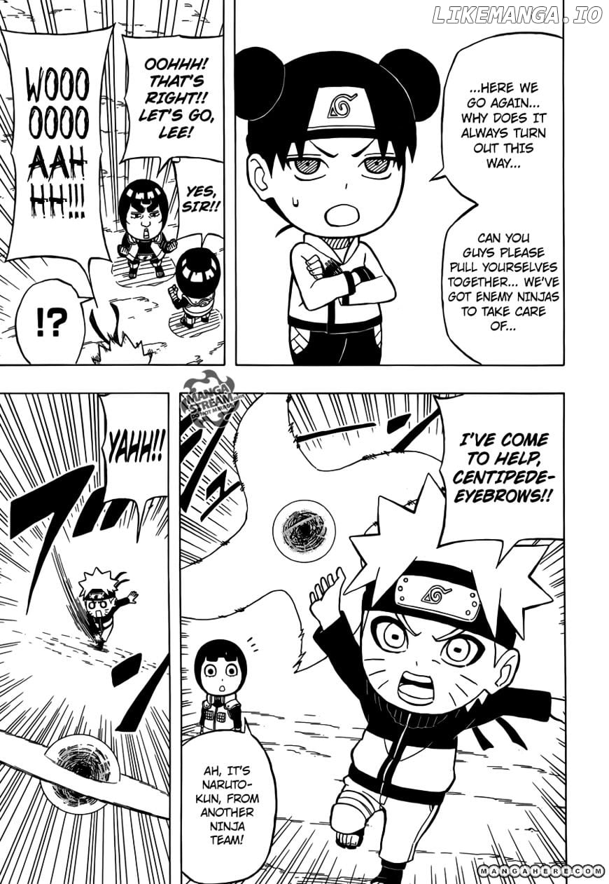 Rock Lee No Seishun Full-Power Ninden chapter 8 - page 6