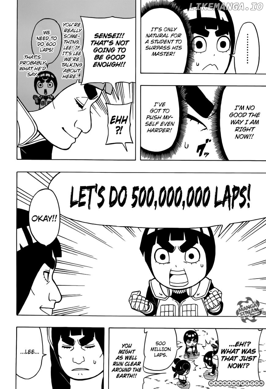 Rock Lee No Seishun Full-Power Ninden chapter 8 - page 9