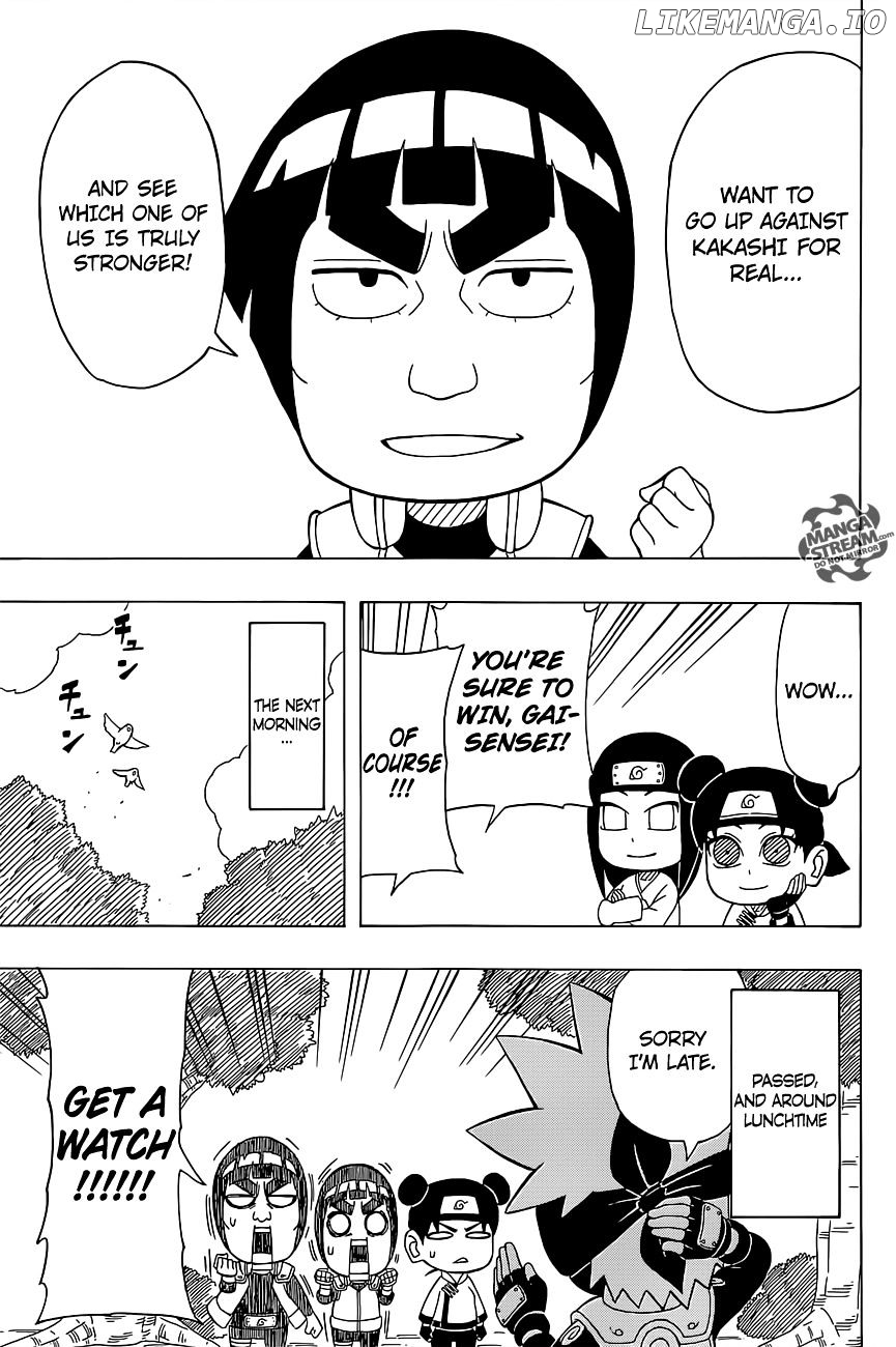 Rock Lee No Seishun Full-Power Ninden chapter 29 - page 10