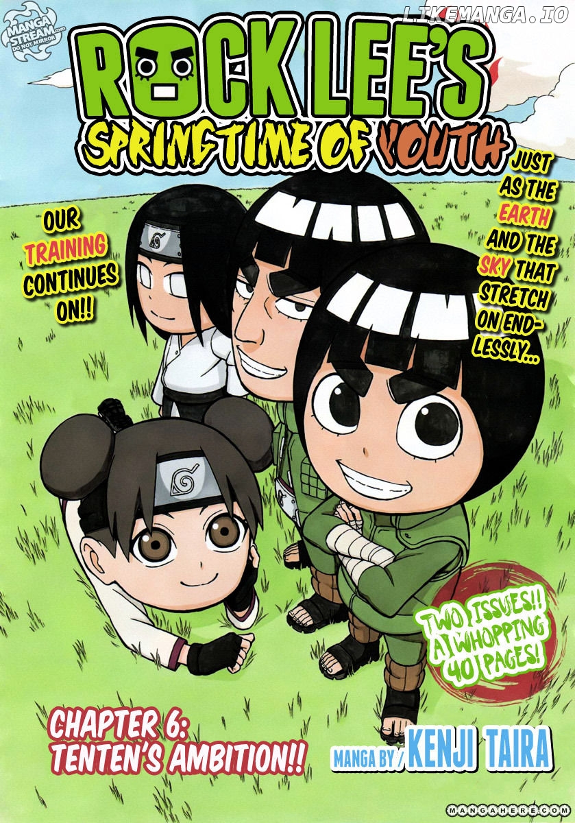 Rock Lee No Seishun Full-Power Ninden chapter 6 - page 1