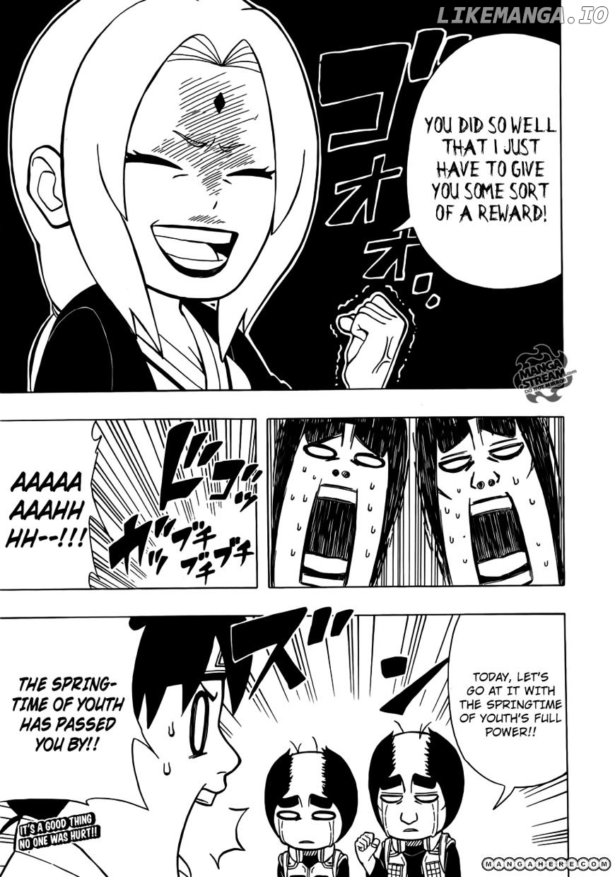 Rock Lee No Seishun Full-Power Ninden chapter 6 - page 18