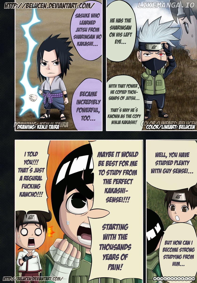 Rock Lee No Seishun Full-Power Ninden chapter 6 - page 19
