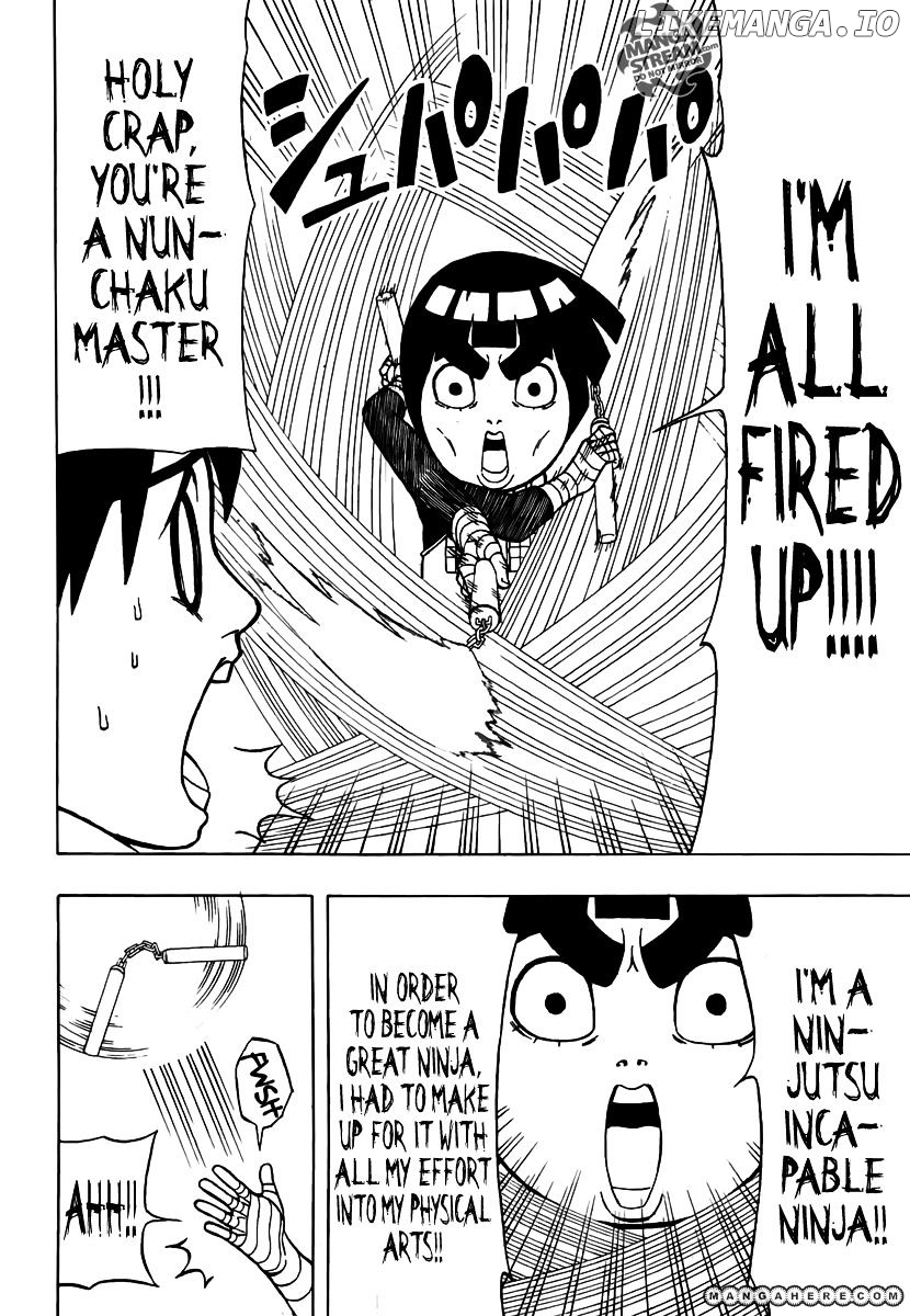 Rock Lee No Seishun Full-Power Ninden chapter 6 - page 4