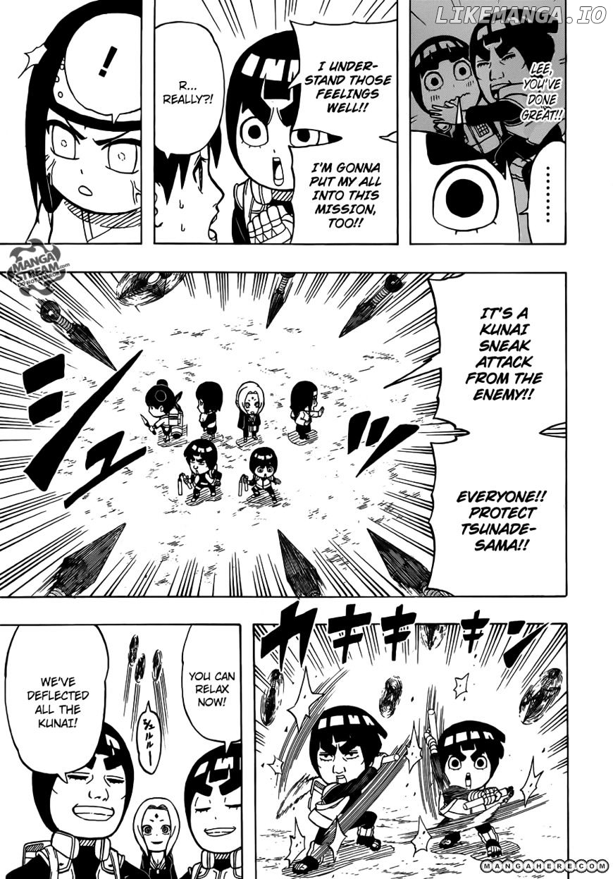 Rock Lee No Seishun Full-Power Ninden chapter 6 - page 9