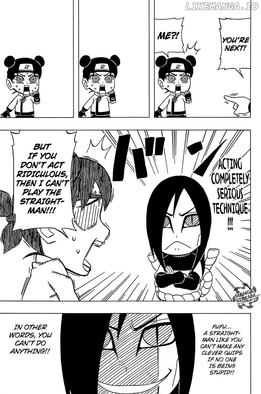 Rock Lee No Seishun Full-Power Ninden chapter 31 - page 10
