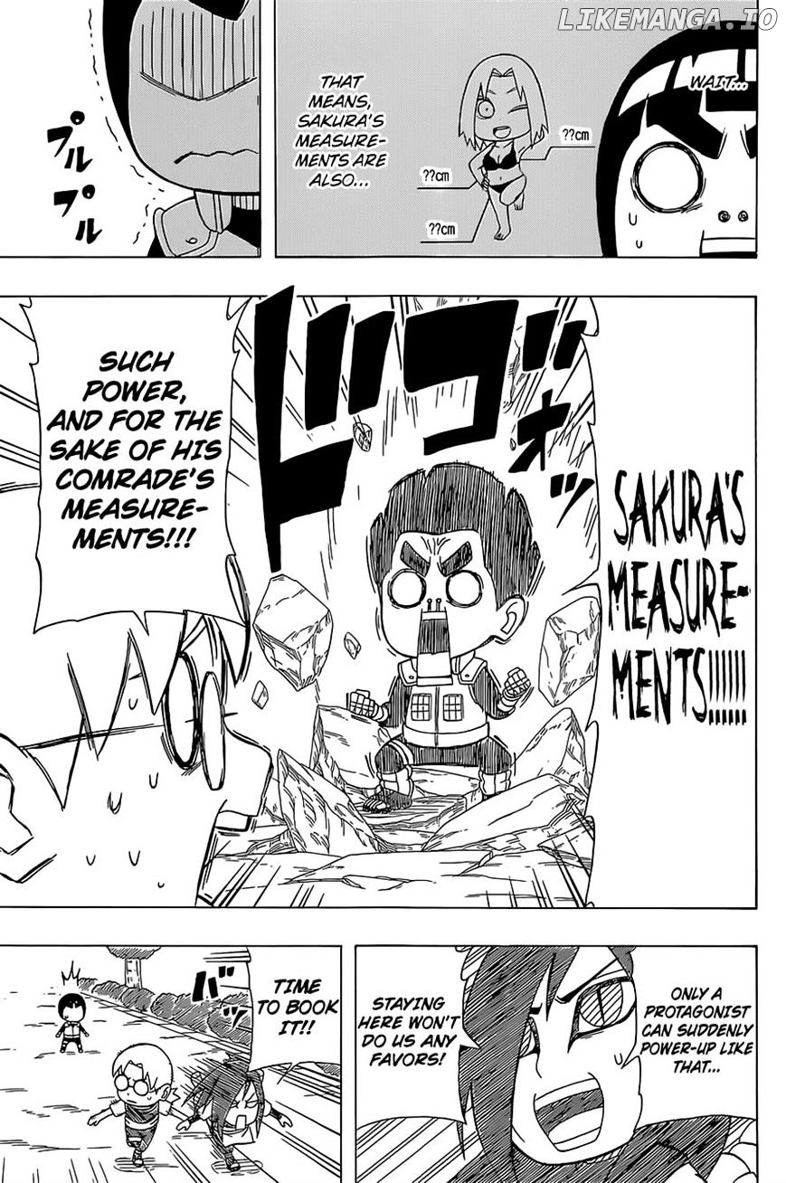 Rock Lee No Seishun Full-Power Ninden chapter 31 - page 14