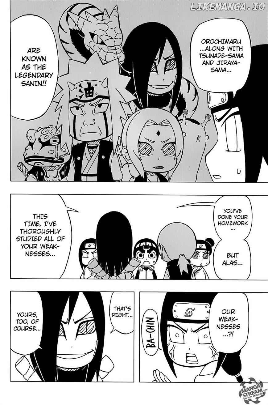 Rock Lee No Seishun Full-Power Ninden chapter 31 - page 7
