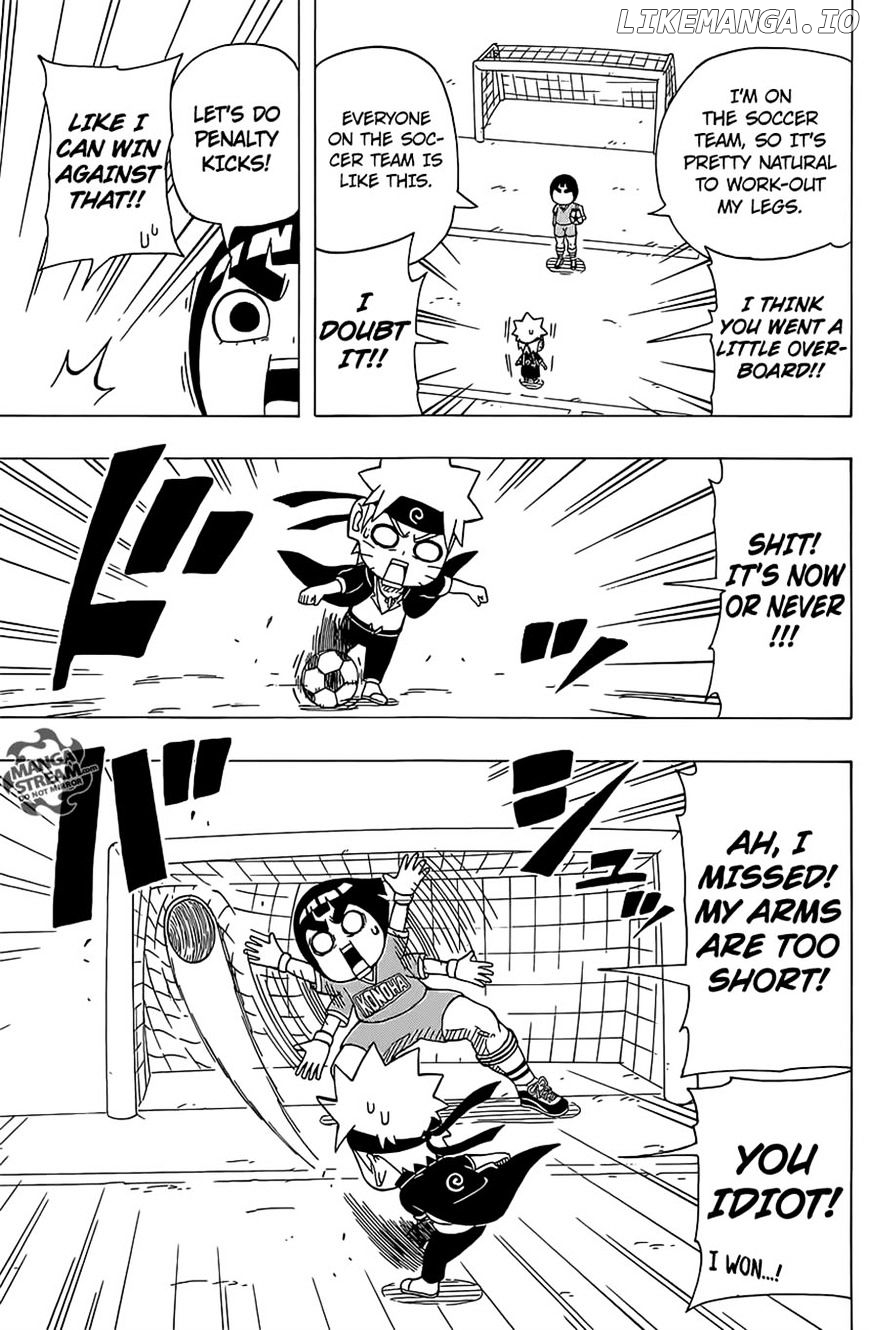 Rock Lee No Seishun Full-Power Ninden chapter 32 - page 13