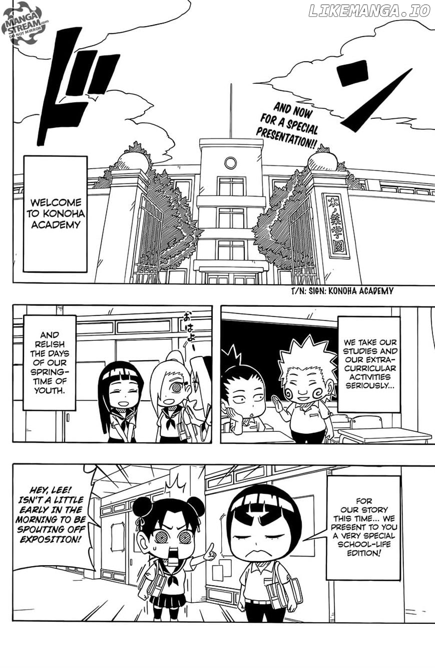 Rock Lee No Seishun Full-Power Ninden chapter 32 - page 2