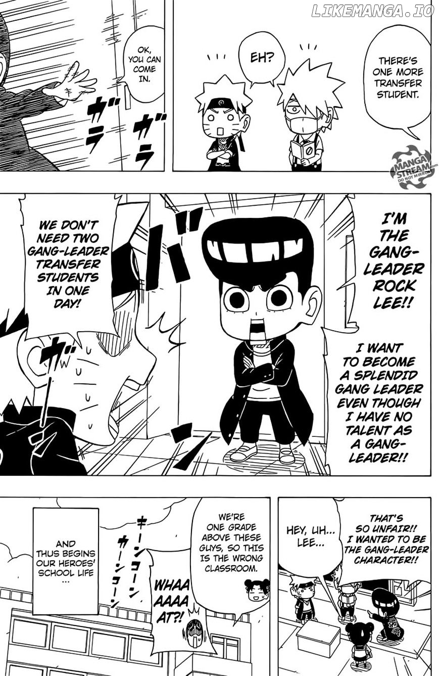 Rock Lee No Seishun Full-Power Ninden chapter 32 - page 5