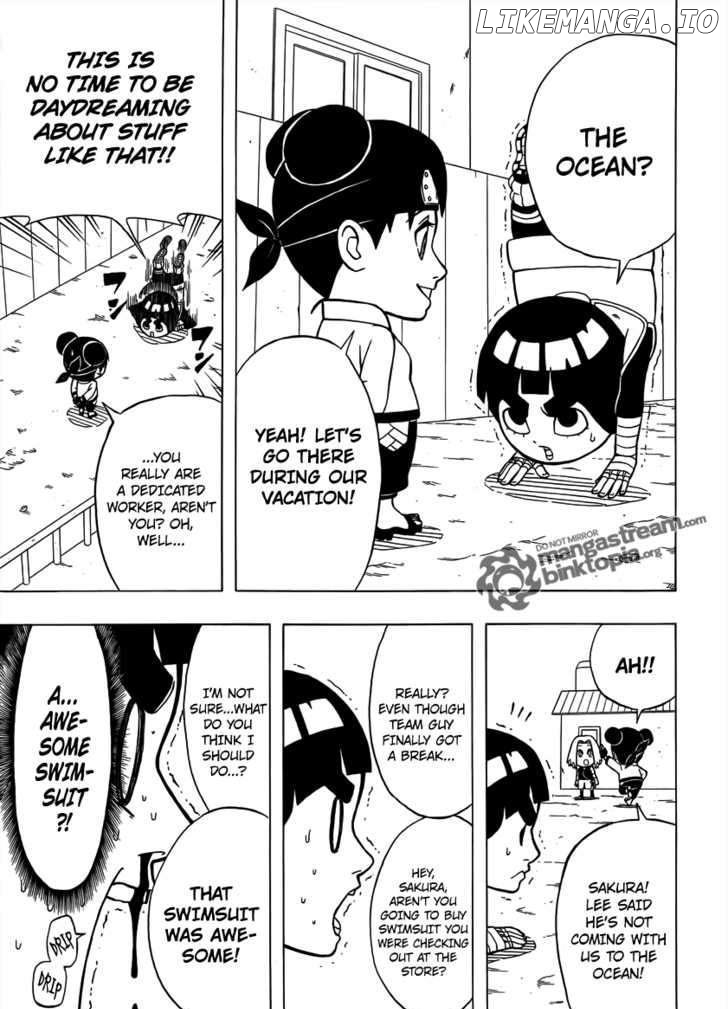 Rock Lee No Seishun Full-Power Ninden chapter 5 - page 3