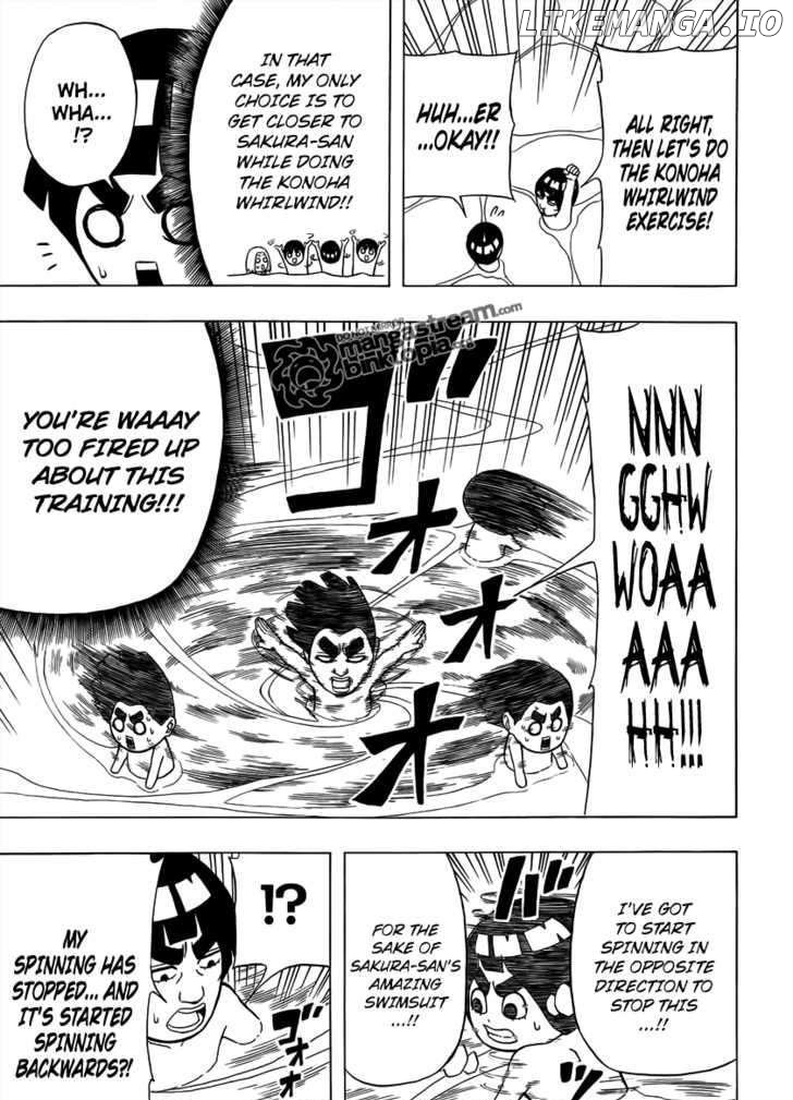 Rock Lee No Seishun Full-Power Ninden chapter 5 - page 7