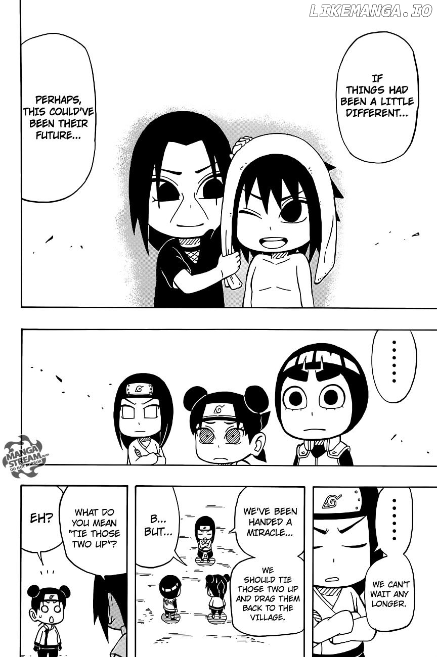 Rock Lee No Seishun Full-Power Ninden chapter 33 - page 19