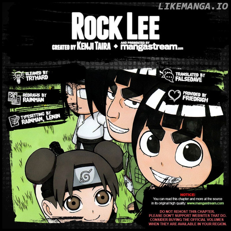 Rock Lee No Seishun Full-Power Ninden chapter 33 - page 2
