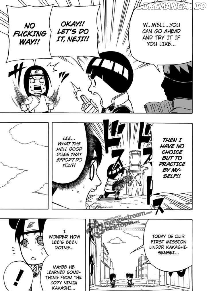 Rock Lee No Seishun Full-Power Ninden chapter 4 - page 10