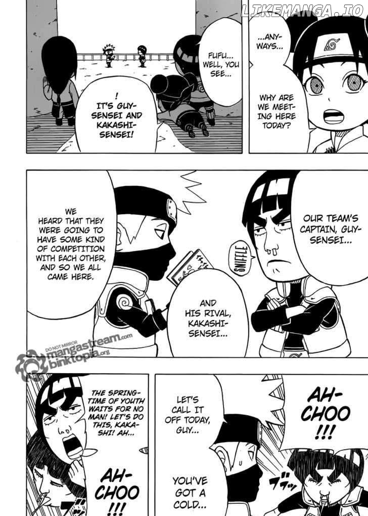 Rock Lee No Seishun Full-Power Ninden chapter 4 - page 5