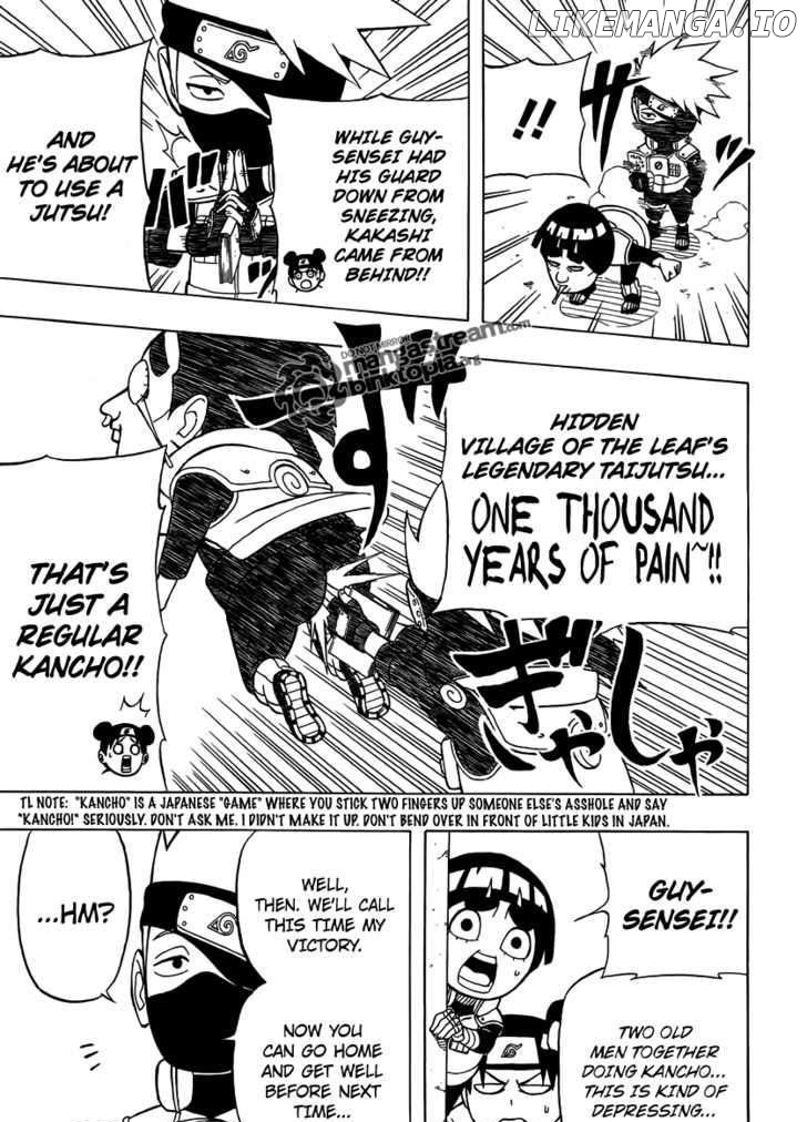 Rock Lee No Seishun Full-Power Ninden chapter 4 - page 6