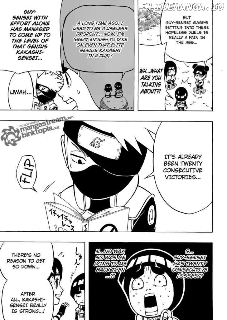Rock Lee No Seishun Full-Power Ninden chapter 4 - page 8