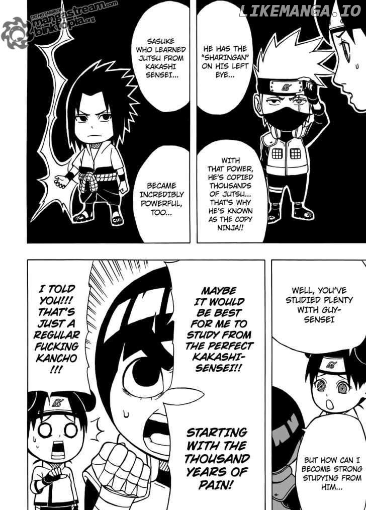 Rock Lee No Seishun Full-Power Ninden chapter 4 - page 9