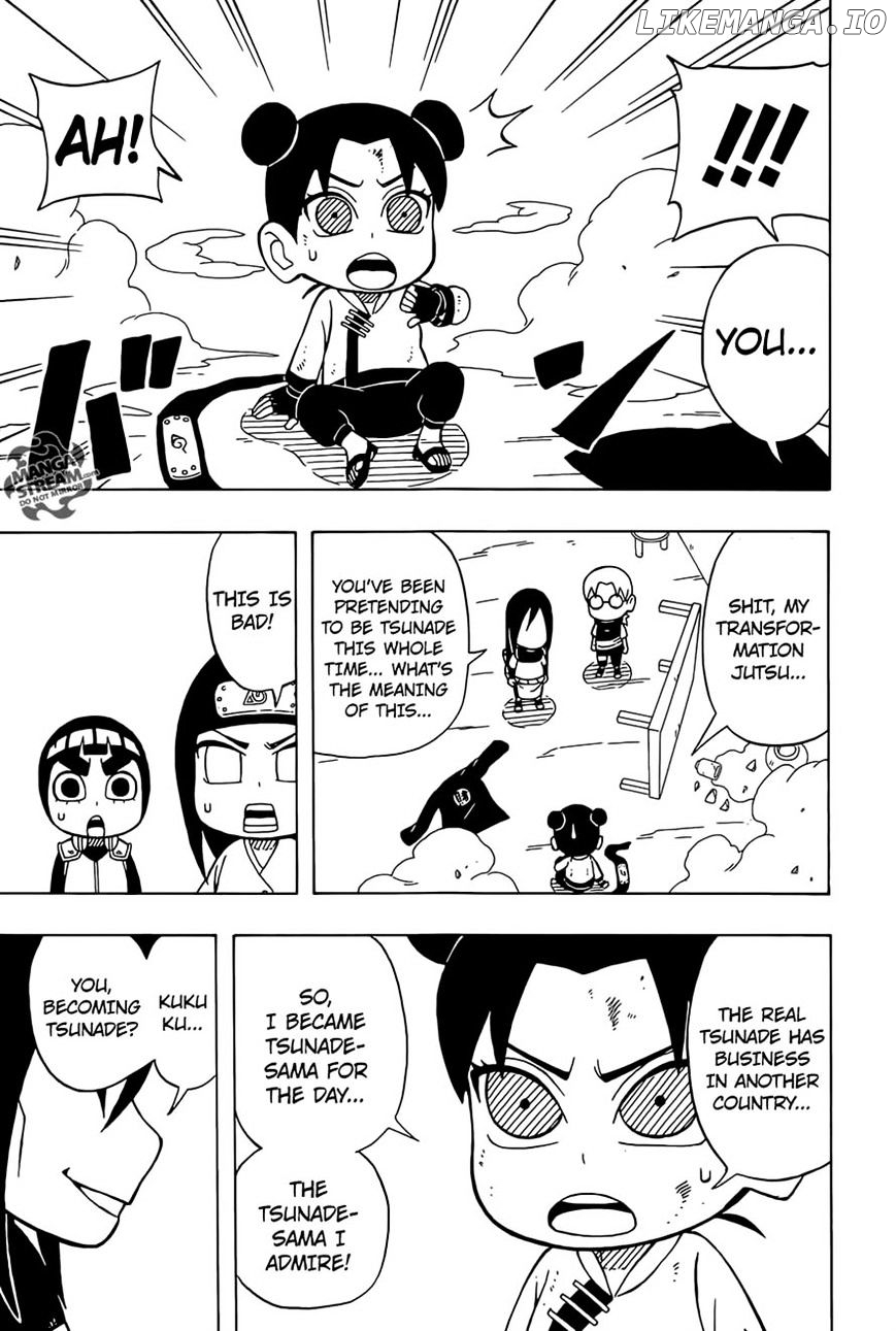 Rock Lee No Seishun Full-Power Ninden chapter 35 - page 17