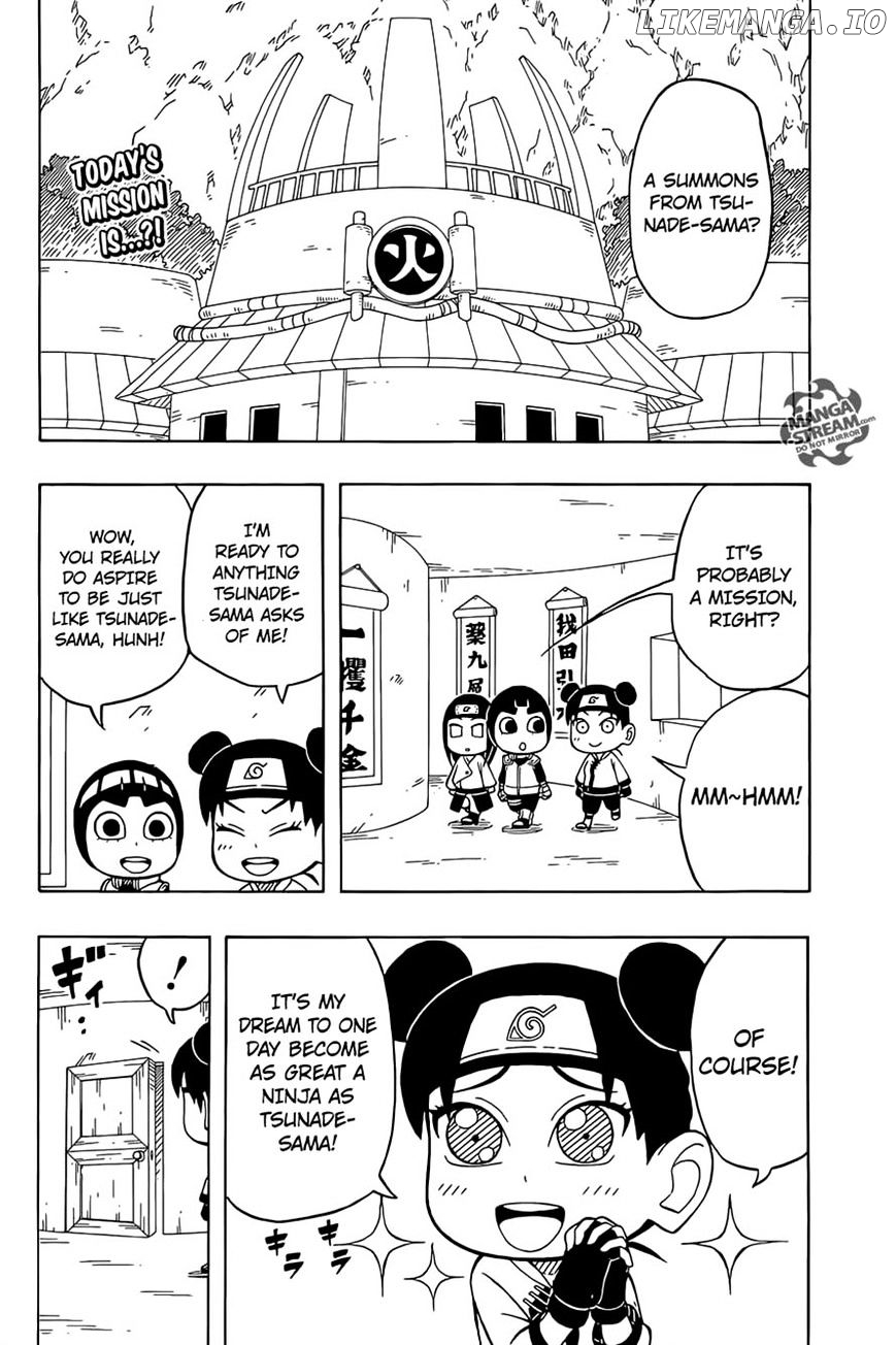 Rock Lee No Seishun Full-Power Ninden chapter 35 - page 2