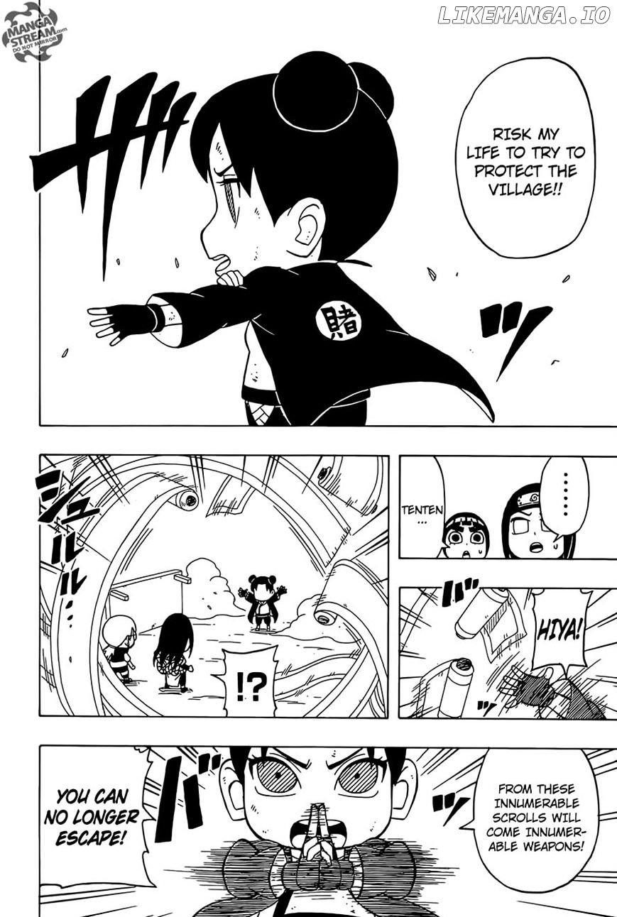 Rock Lee No Seishun Full-Power Ninden chapter 35 - page 20
