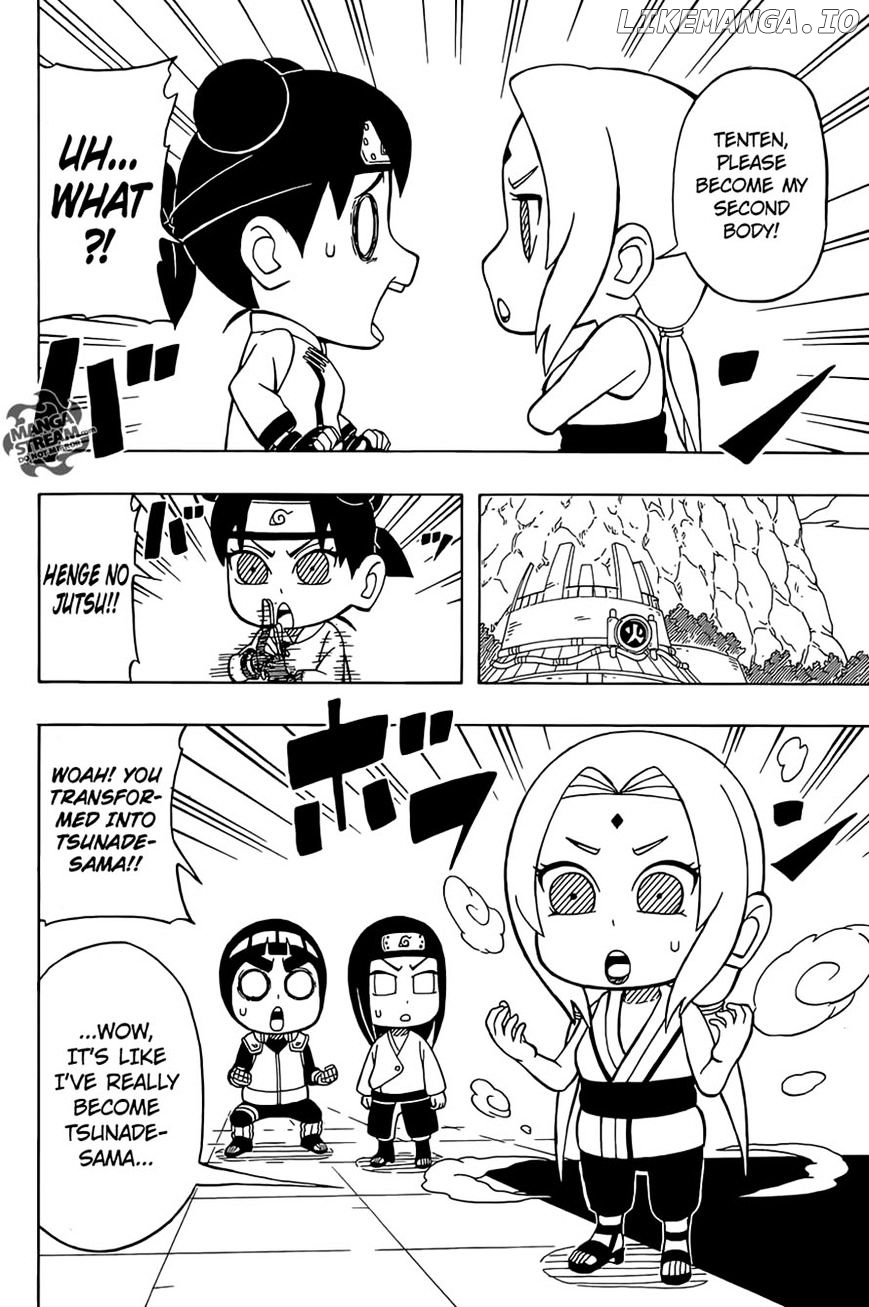 Rock Lee No Seishun Full-Power Ninden chapter 35 - page 4