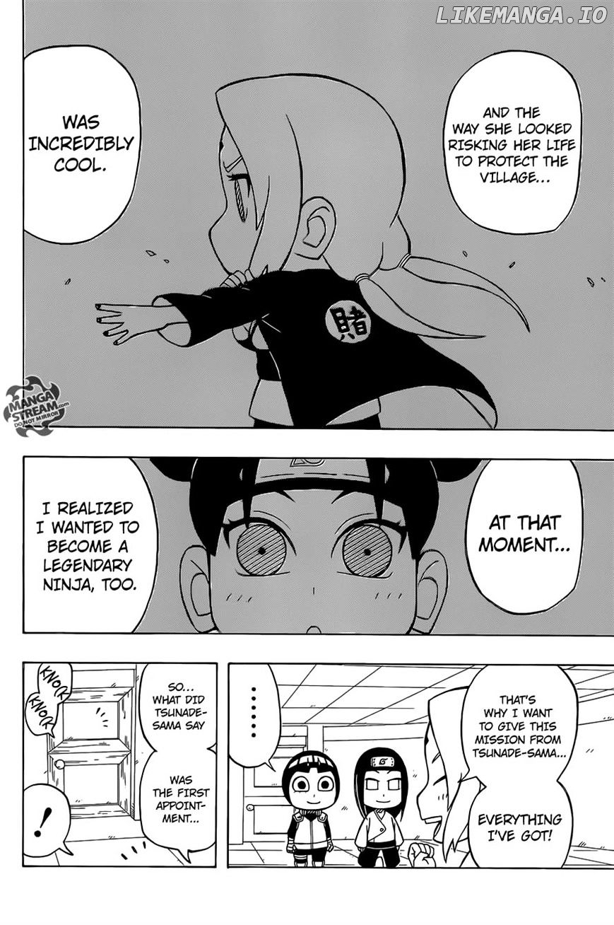 Rock Lee No Seishun Full-Power Ninden chapter 35 - page 6