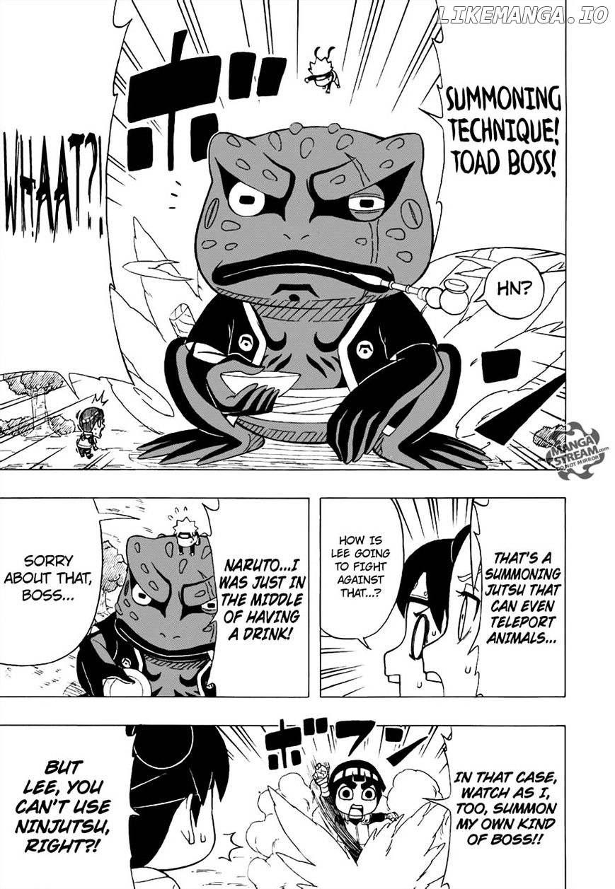 Rock Lee No Seishun Full-Power Ninden chapter 24 - page 14
