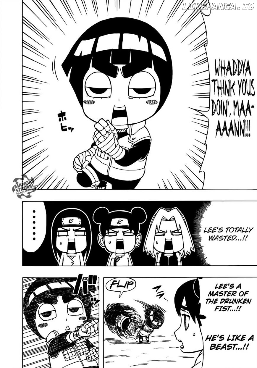 Rock Lee No Seishun Full-Power Ninden chapter 24 - page 17