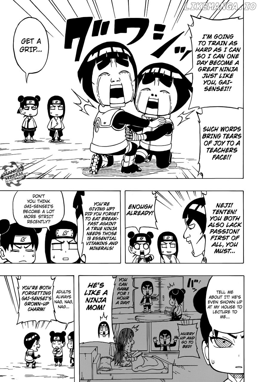 Rock Lee No Seishun Full-Power Ninden chapter 36 - page 4
