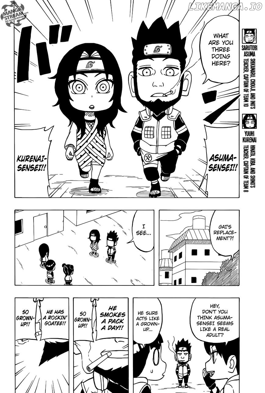 Rock Lee No Seishun Full-Power Ninden chapter 36 - page 7