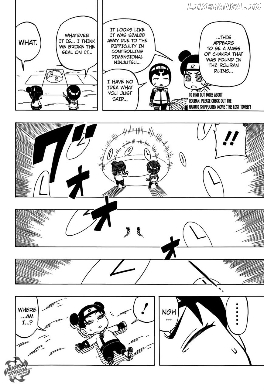 Rock Lee No Seishun Full-Power Ninden chapter 37 - page 4