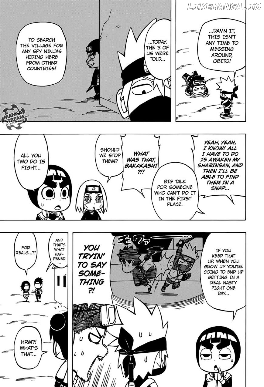 Rock Lee No Seishun Full-Power Ninden chapter 37 - page 9