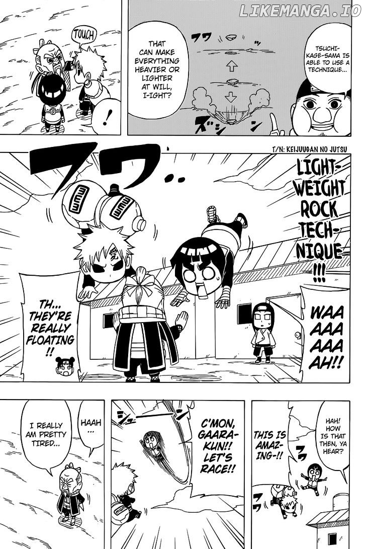 Rock Lee No Seishun Full-Power Ninden chapter 38 - page 14