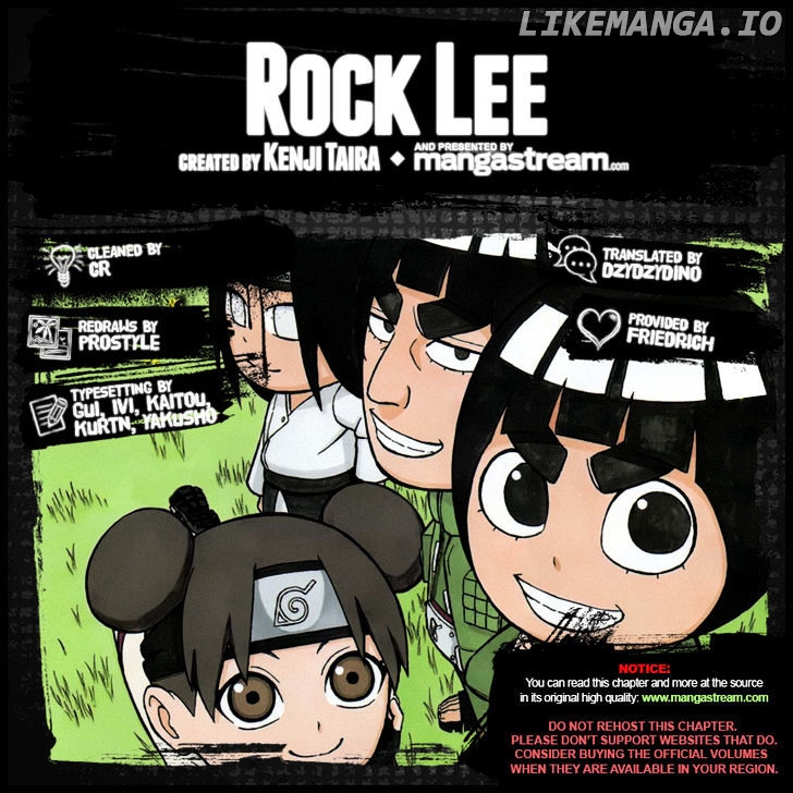 Rock Lee No Seishun Full-Power Ninden chapter 38 - page 2