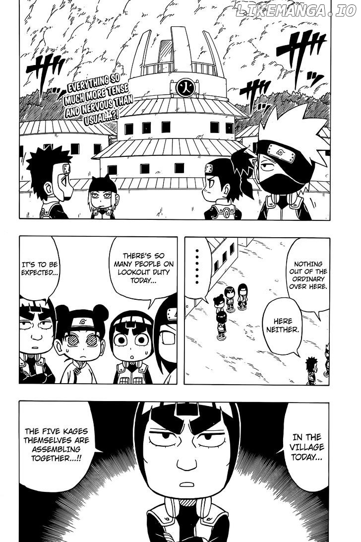 Rock Lee No Seishun Full-Power Ninden chapter 38 - page 3