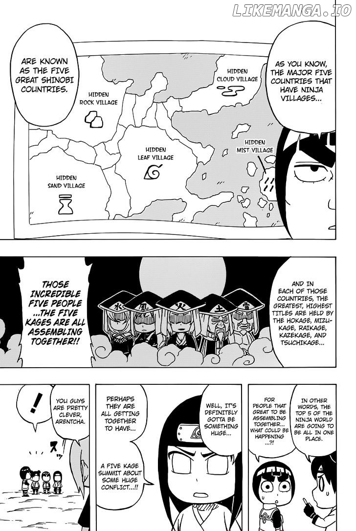 Rock Lee No Seishun Full-Power Ninden chapter 38 - page 4