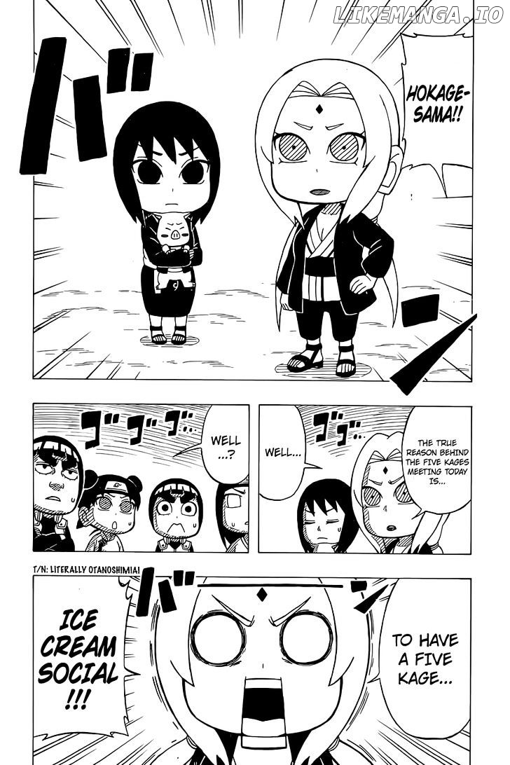 Rock Lee No Seishun Full-Power Ninden chapter 38 - page 5