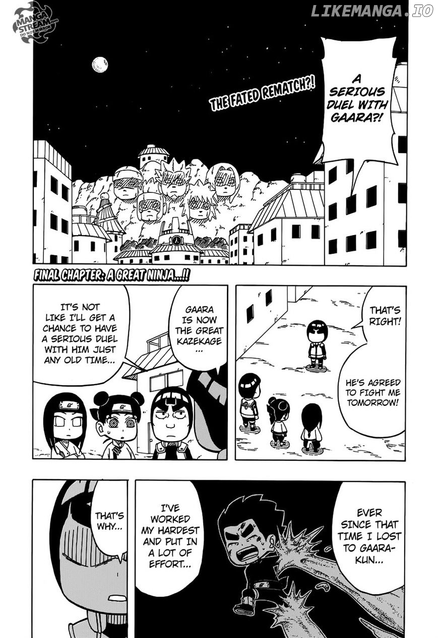 Rock Lee No Seishun Full-Power Ninden chapter 39 - page 2